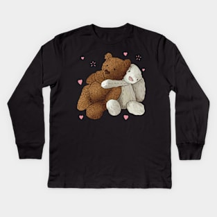 Bear and Bunny Kids Long Sleeve T-Shirt